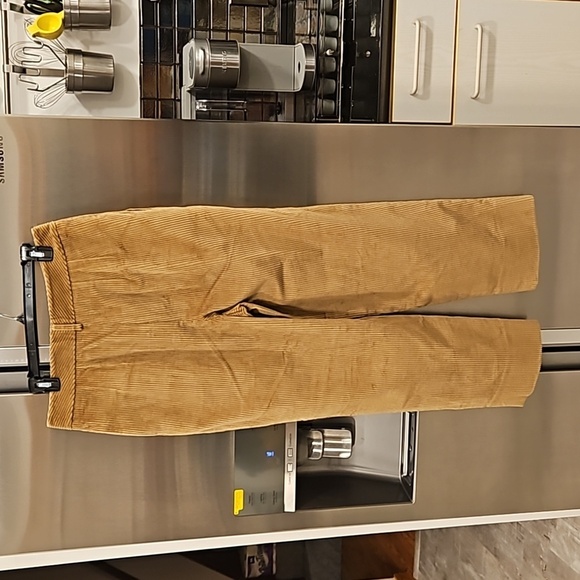 💕DOEN💕 Atherton Pant ~ High Waisted Corduroy Pants Chestnut Brown 12 NWT - Picture 10 of 15